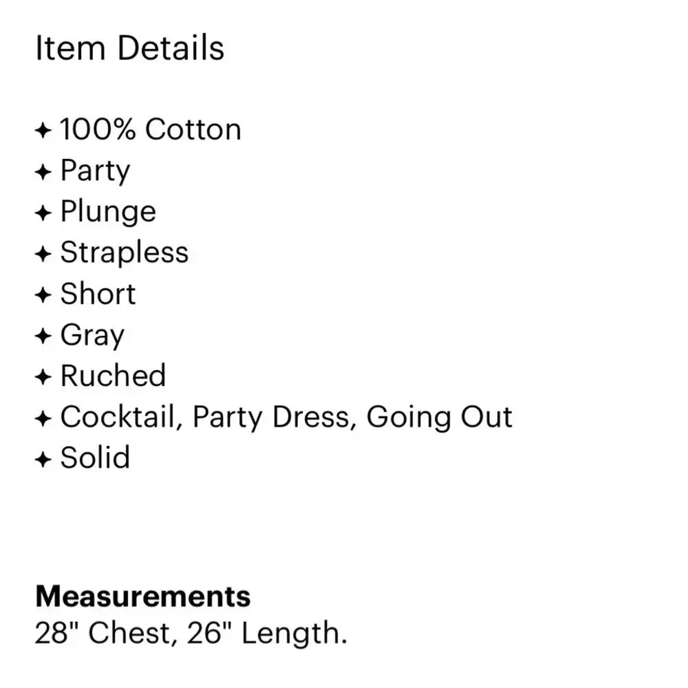 J Crew Grey Strapless Mini Cocktail Dress Formal Womens 0 Bridesmaid Classic
